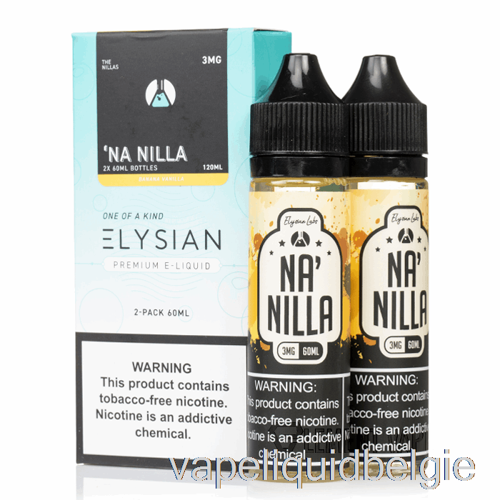 Vape Vloeistof Na'nilla - Elysian Labs - 120ml 3mg